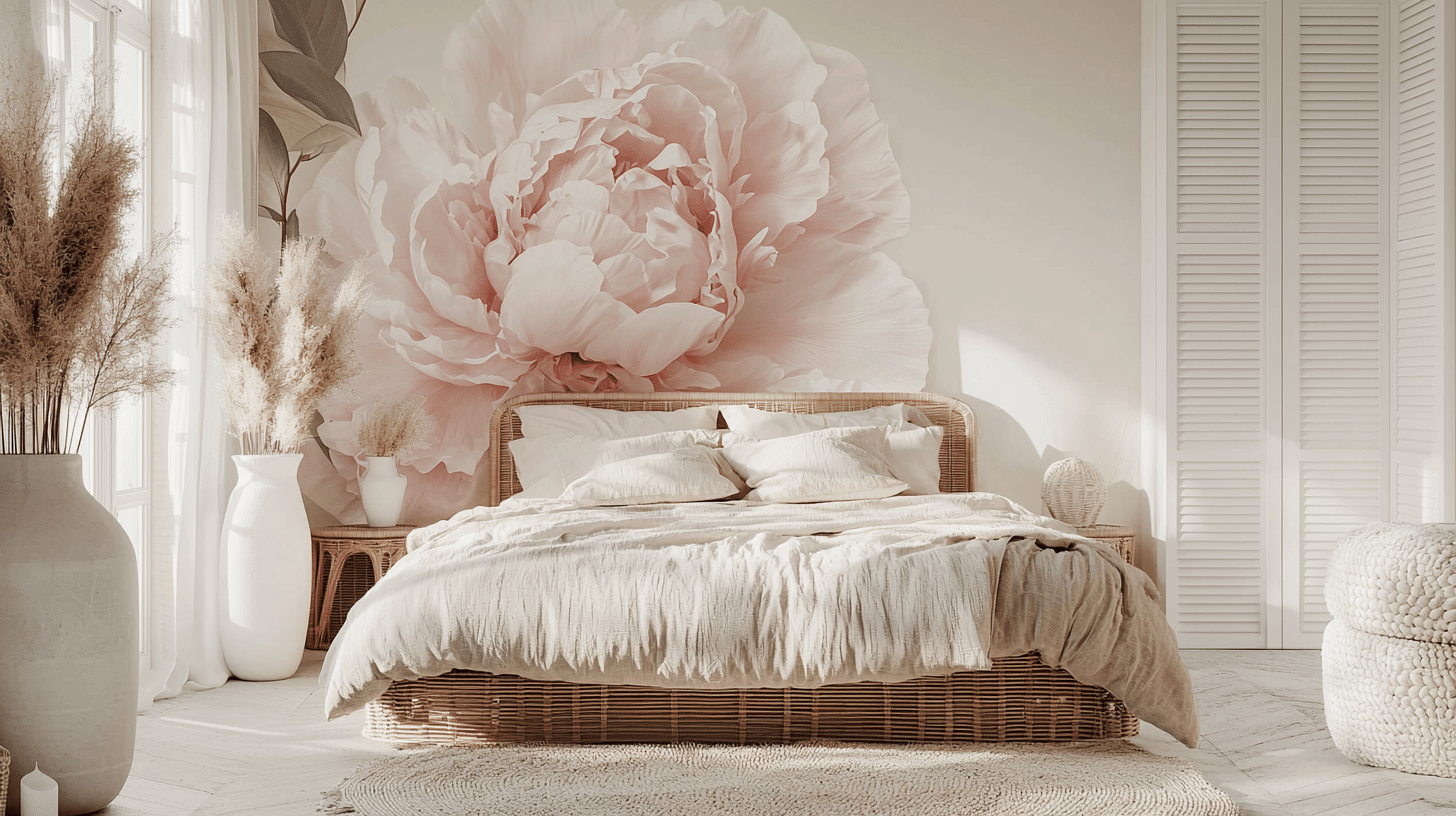 med.elhaou_Elegant_bedroom_interior_with_oversized_pink_peony_f_d13031cc-3727-4f5b-a5fa-0d9b4dd83f6b